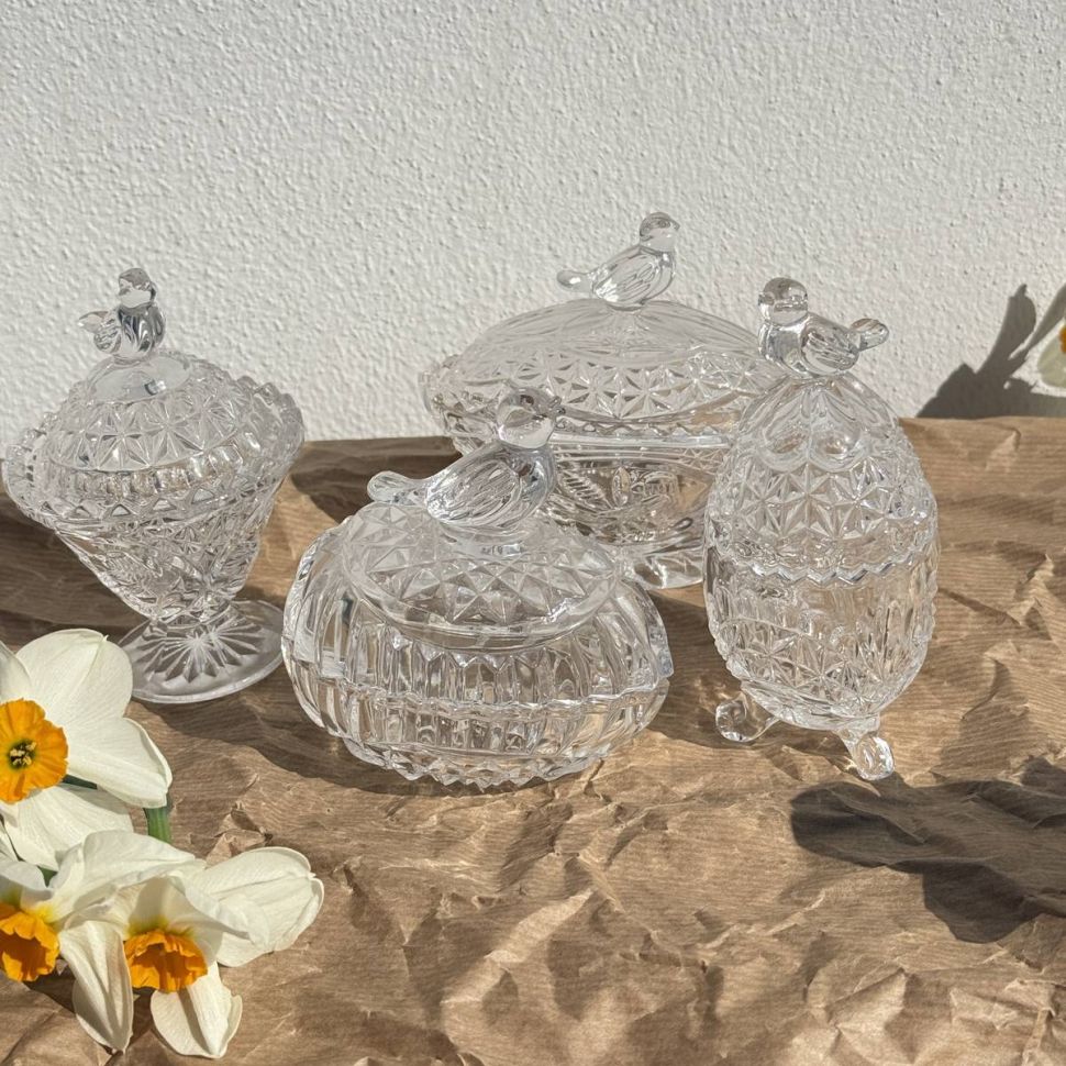 Шкатулка мини Hofbauer 10 см хрусталь Германия