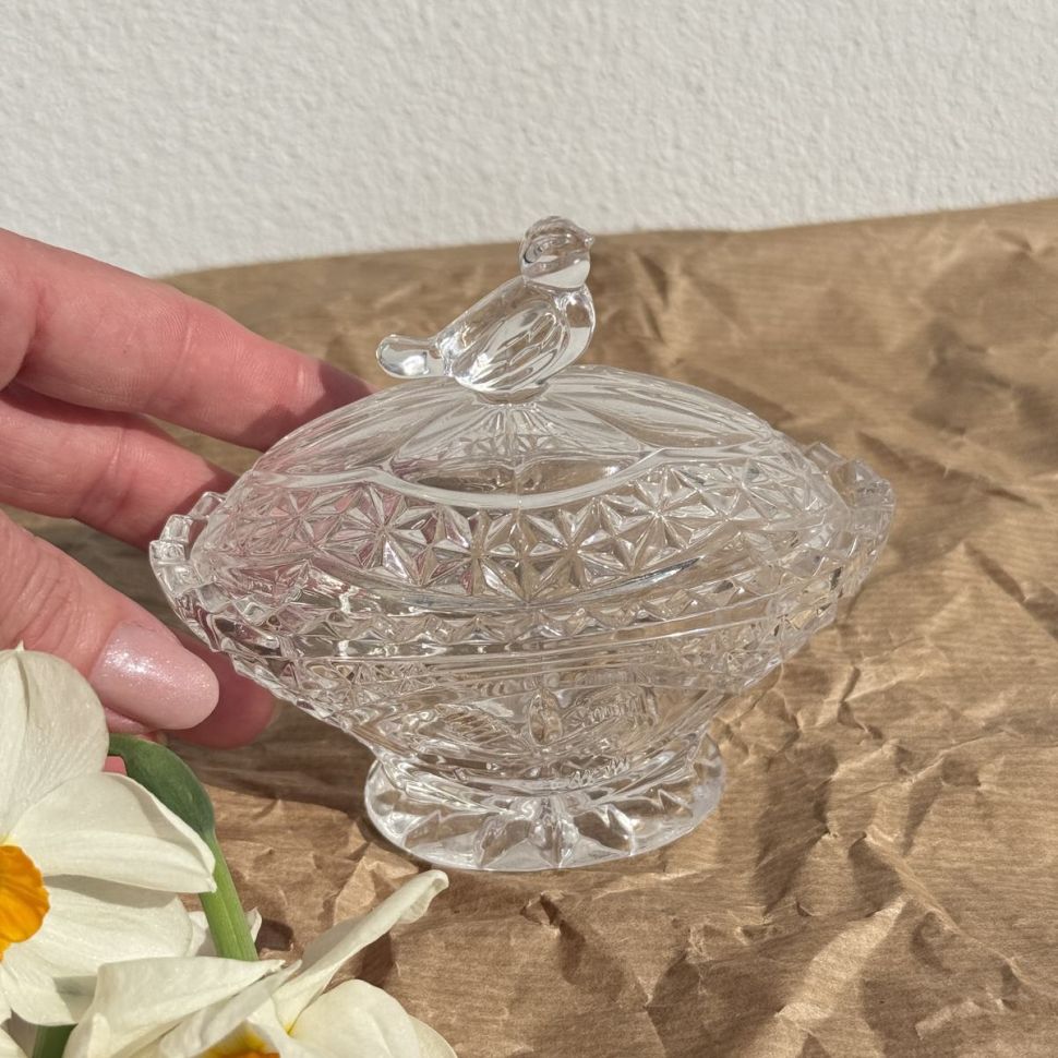 Шкатулка мини Hofbauer 10 см хрусталь Германия