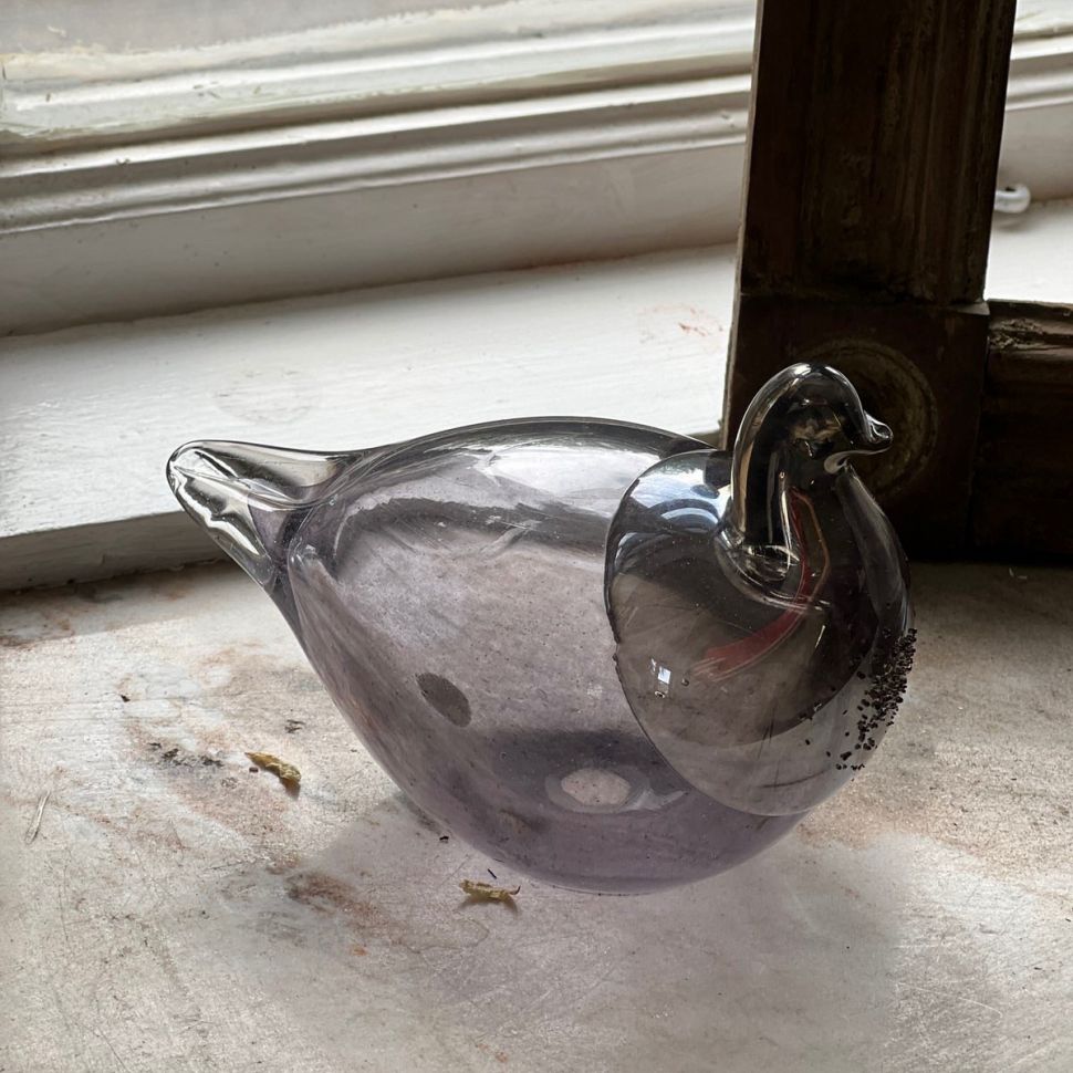 Статуэтка Птичка 13 см Jussis glas