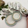 Сет с мини изъянами и одиночки цветы 8 шт Лимож и Виллерой