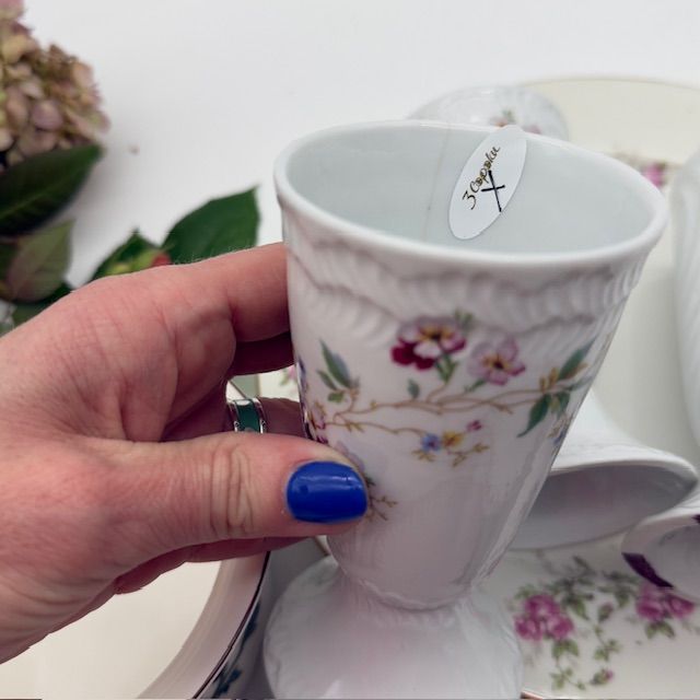 Сет с мини изъянами и одиночки цветы 8 шт Лимож и Виллерой