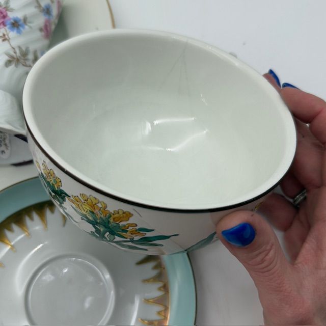 Сет с мини изъянами и одиночки цветы 8 шт Лимож и Виллерой