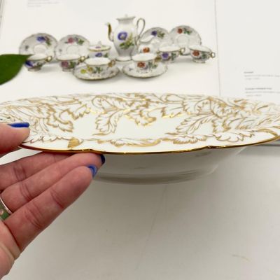 Блюдо Meissen 26 см Мейсенский букет 1970 г. Германия 
