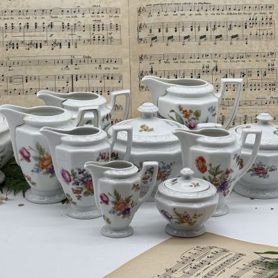Молочник Rosenthal Maria Classic Rose Мейсенский букет 350 мл Германия  