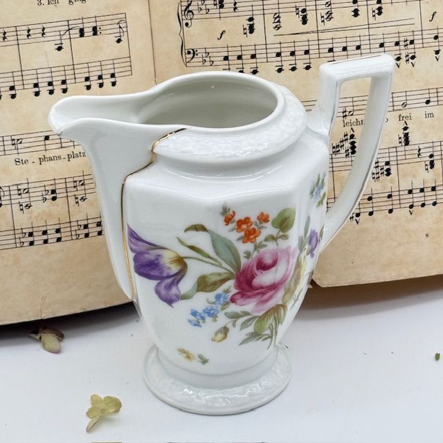 Молочник Rosenthal Maria Classic Rose Мейсенский букет 350 мл Германия  