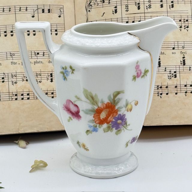 Молочник Rosenthal Maria Classic Rose Мейсенский букет 350 мл Германия  