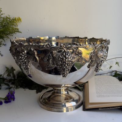 Чаша для пунша Виноград серебрение