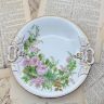 Блюдо Carl Tielsch Цветы 27 см фарфор Германия