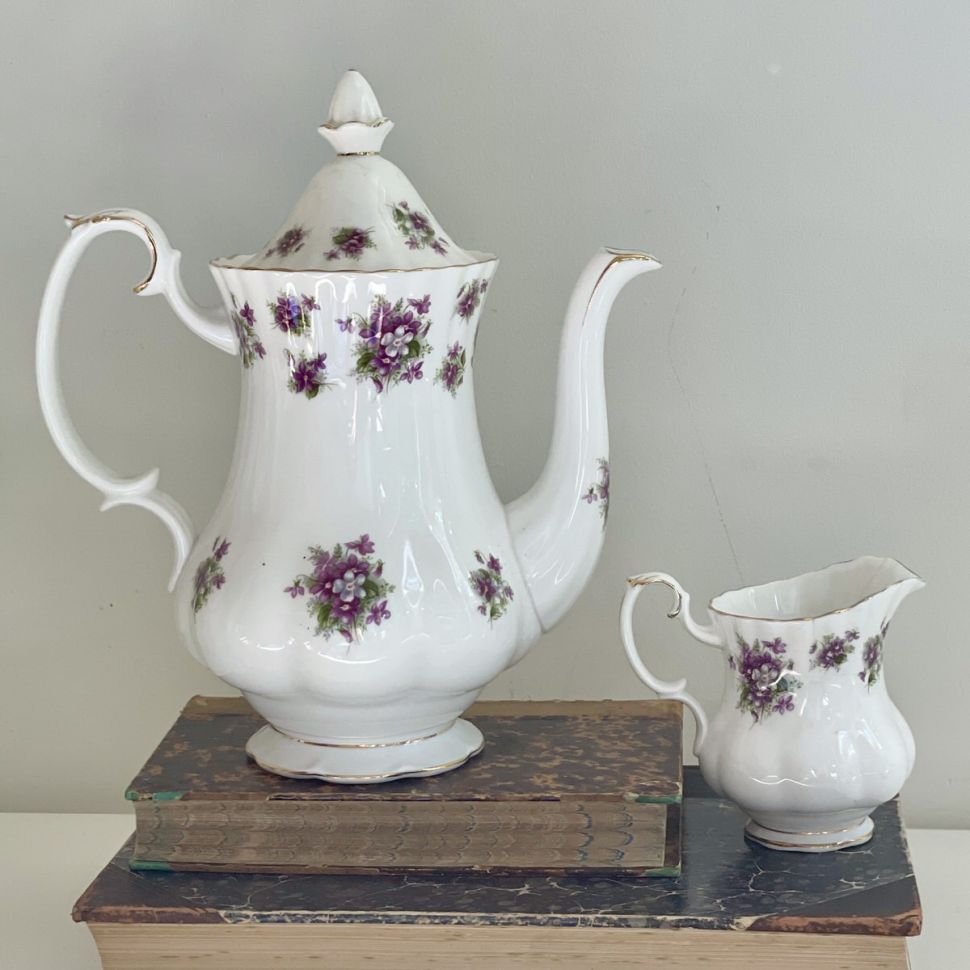 Чайник кофейник Sweet Violets Royal Albert 1500 мл Англия