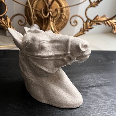 Декор настенный Лошадь 15 см керамика Португалия