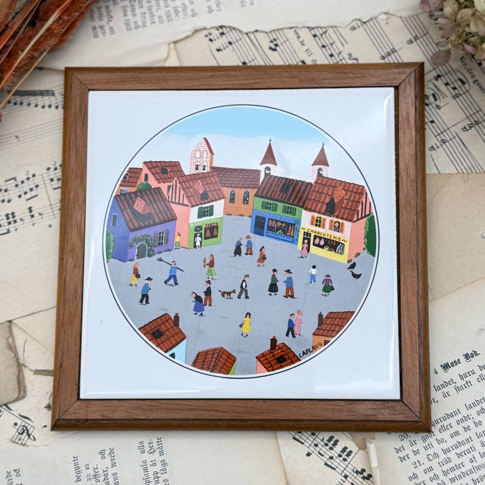 Подставка под горячее Old Village Square ВиллеройБох Design Naif 18 см Германия 