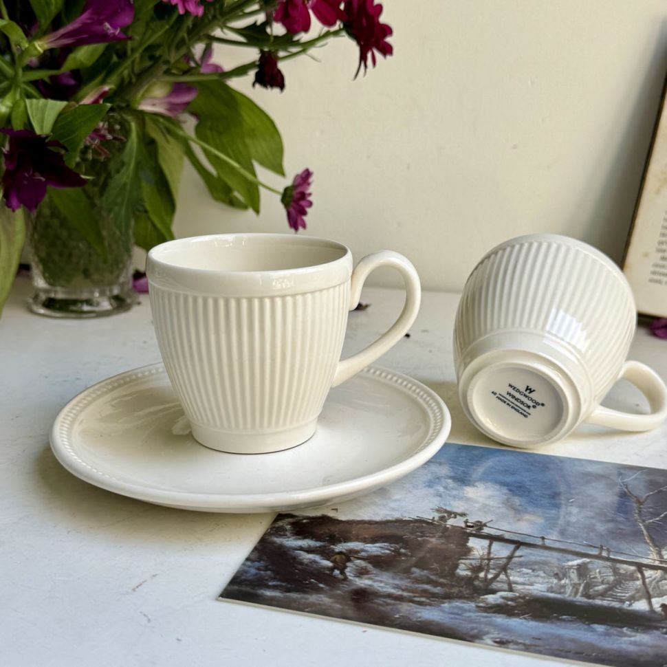 Кофейная пара Wedgwood Windsor 170 мл Англия