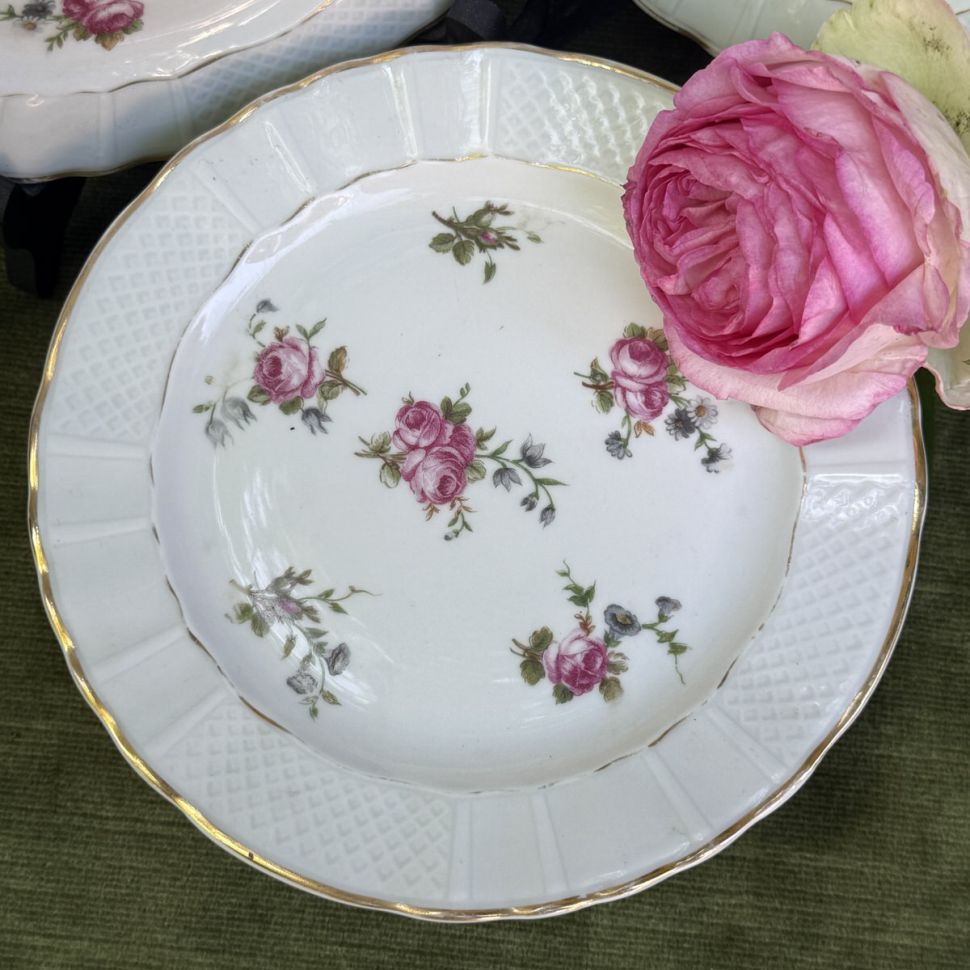 Тарелка Limoges Bernardaut 19 см фарфор Франция