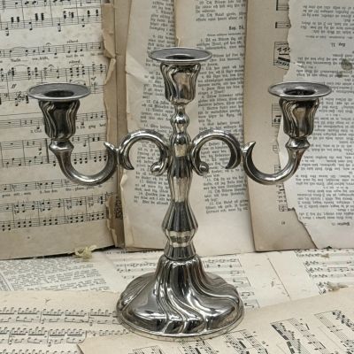 Канделябр подсвечник на 3 свечи Quist Германия серебрение