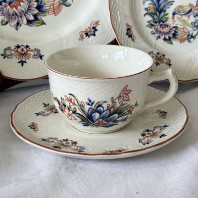 Чайная пара Boch la Louviere Rhodes 220 мл Бельгия 