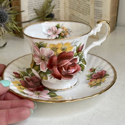 Чайная пара Queen's 200 мл Англия фарфор