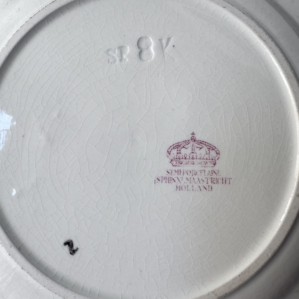 Тарелка Sphinx Maastricht 22 см Голландия 1899-1900 гг.