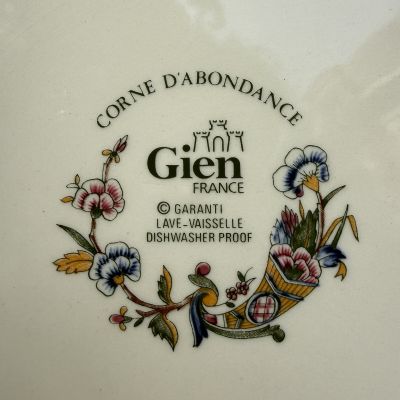 Тарелка Faiencerie de Gien 26 см фаянс Франция
