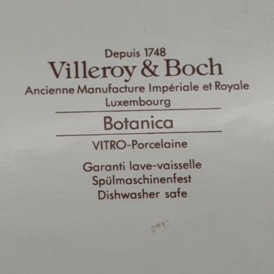 Блюдо ВиллеройБох 28 см Botanica Valeriana Люксембург
