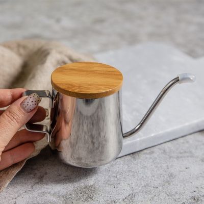 Чайник 250 мл для чая Macha сталь дерево