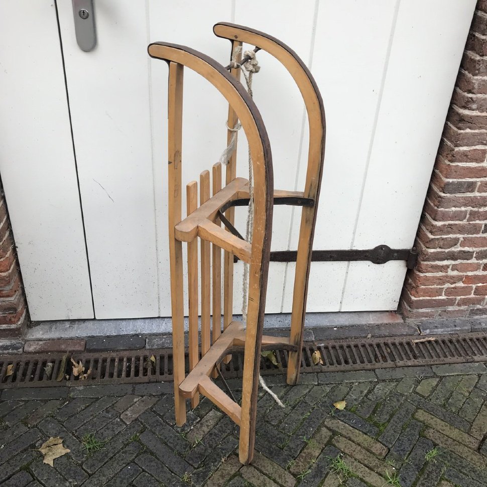 Сани Голландия деревянные