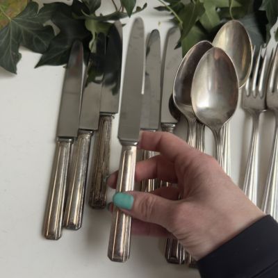 Нож столовый Grife &amp; Escoda 21 см мельхиор Испания