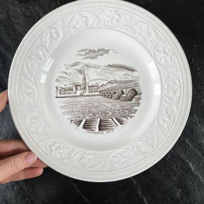 Тарелка Rorstrand Пейзажи 23 см фарфор Швеция уценка