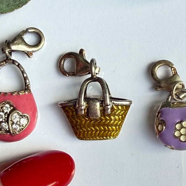 Подвеска шарм Thomas Sabo Сумка желтая 1,2 см 925