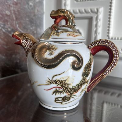 Чайник Гейша Дракон 600 мл фарфор Япония