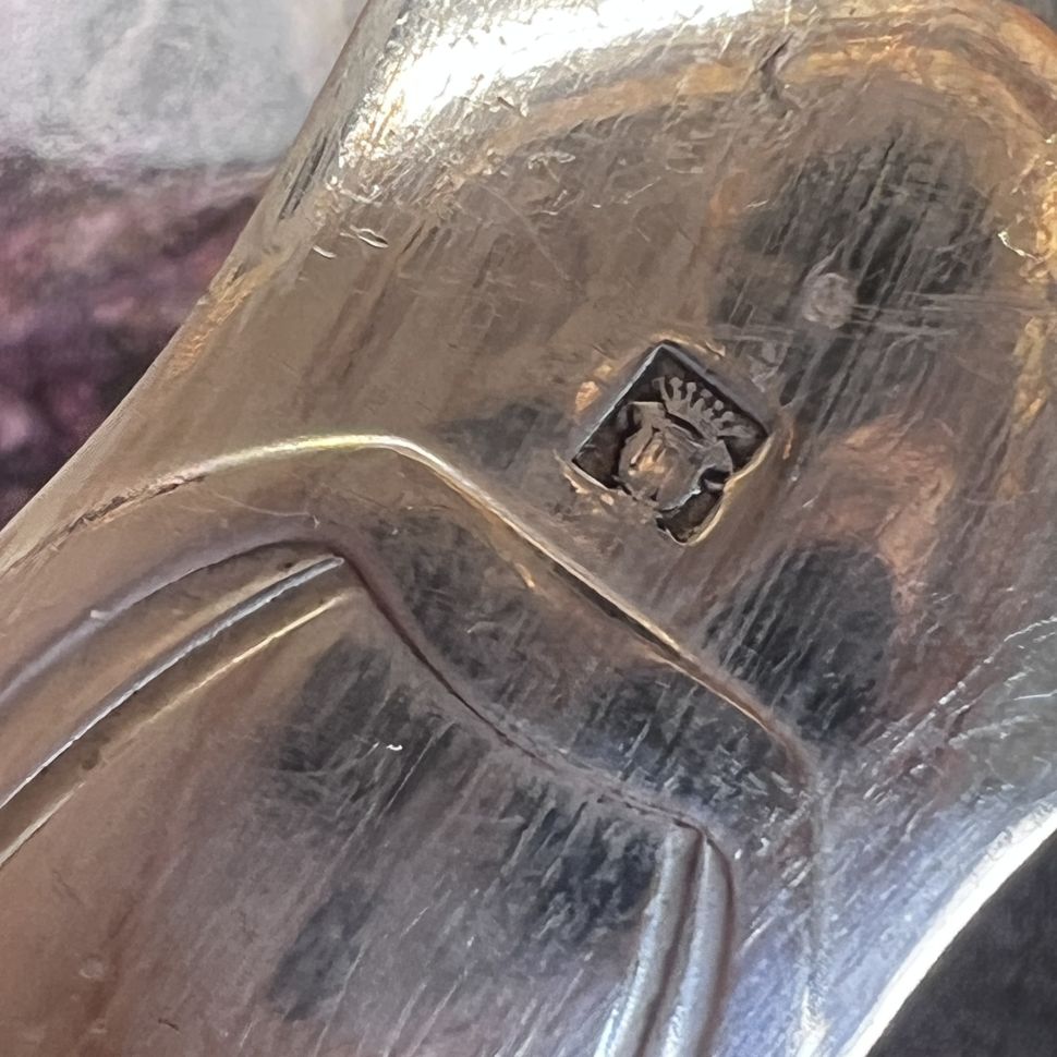 Щипцы для льда и сахара 14 см мельхиор серебрение 