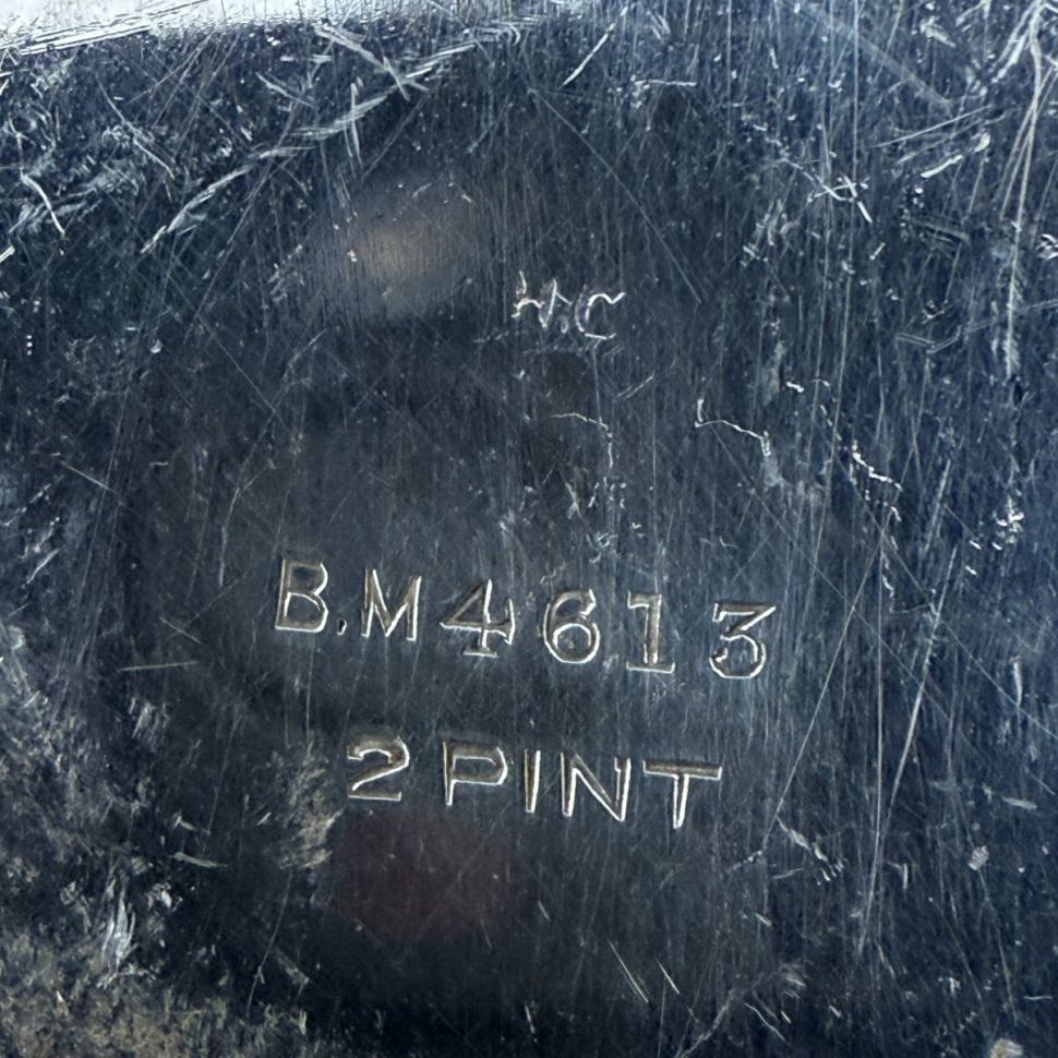 Сахарница 19 см мельхиор серебрение Англия