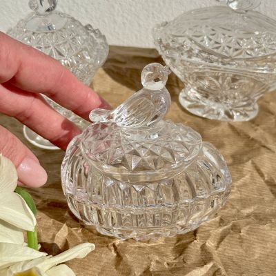 Шкатулка мини Hofbauer 9 см хрусталь Германия