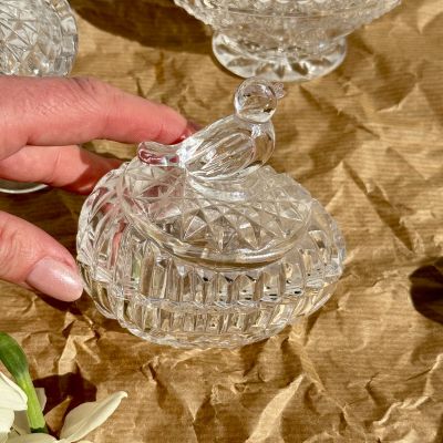 Шкатулка мини Hofbauer 9 см хрусталь Германия