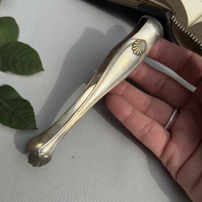 Щипцы для льда и сахара Ардеко 14 см серебрение Франция  