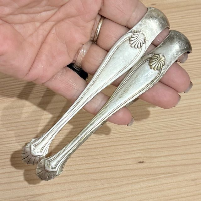 Щипцы для льда и сахара Ардеко 14 см серебрение Франция  