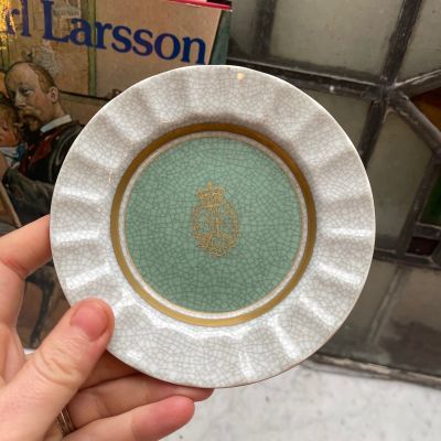 Блюдце углубленное Герб Royal Copenhagen Дания