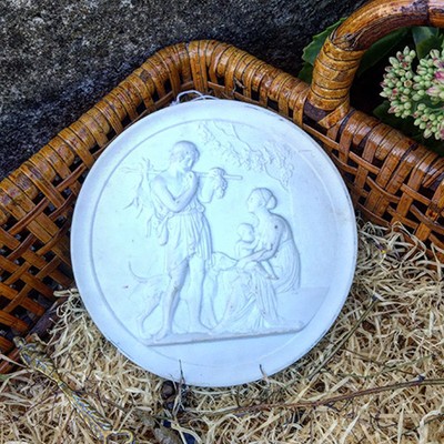 Медальон панно Охотник дома, Royal Copenhagen