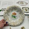 Блюдо Meissen 26 см Мейсенский букет 1982 г. Германия