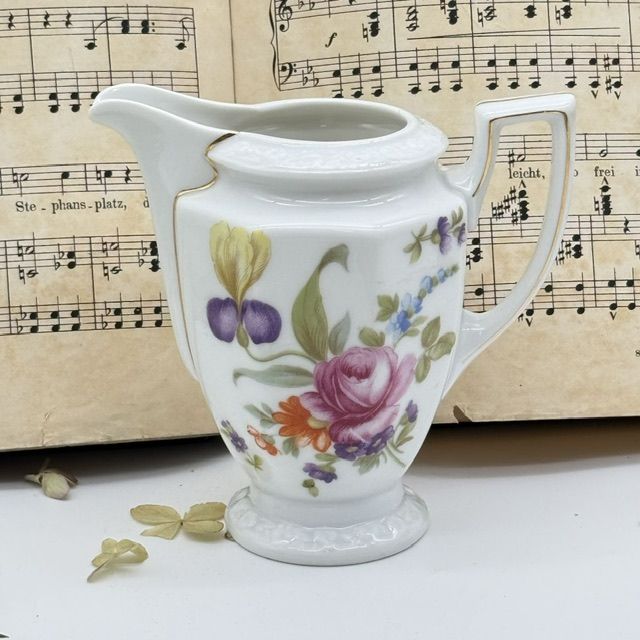 Молочник Rosenthal Maria Classic Rose Мейсенский букет 250 мл Германия 