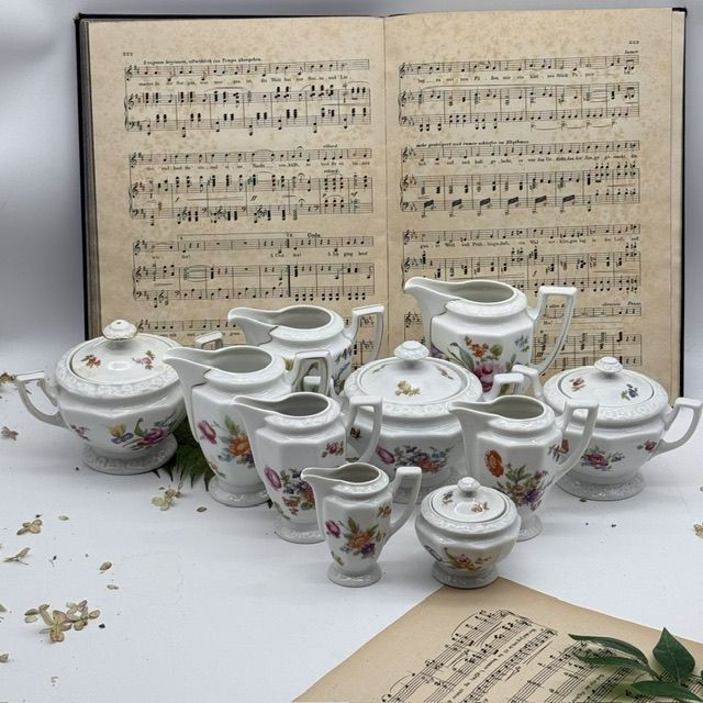 Молочник Rosenthal Maria Classic Rose Мейсенский букет 250 мл Германия 