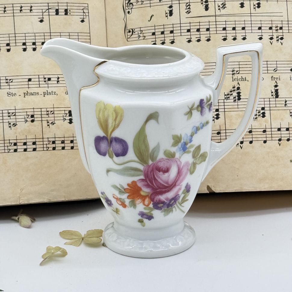 Молочник Rosenthal Maria Classic Rose Мейсенский букет 250 мл Германия 