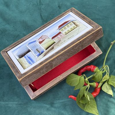 Шкатулка для украшений SAO LUIS 17 см дерево