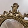 Зеркало настольное 50 см латунь
