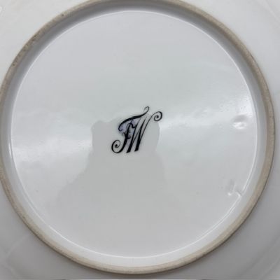 Блюдо Carl Tielsch Цветы 27 см фарфор Германия