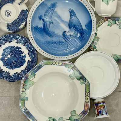 Сет с изъянами Синий 8 предметов