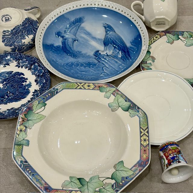 Сет с изъянами Синий 8 предметов