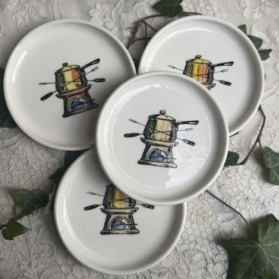 Тарелка менажница для фондю Gien комплект 9 предметов