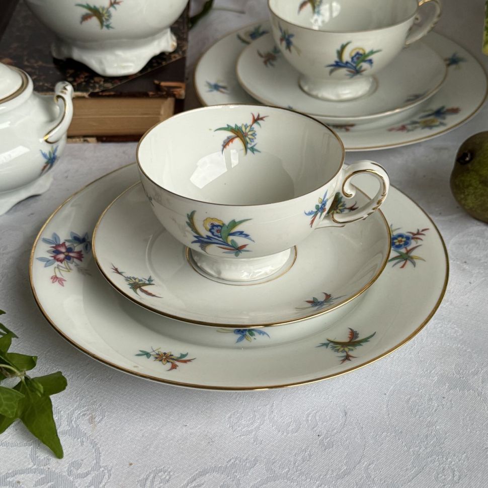 Чайная пара Tirschenreuth 200 мл фарфор Германия 