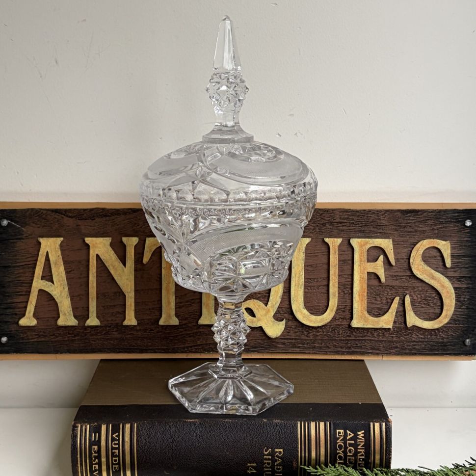 Икорница Королева 32 см хрусталь 