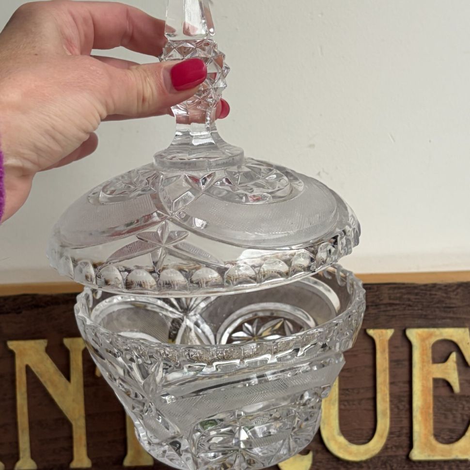 Икорница Королева 32 см хрусталь 